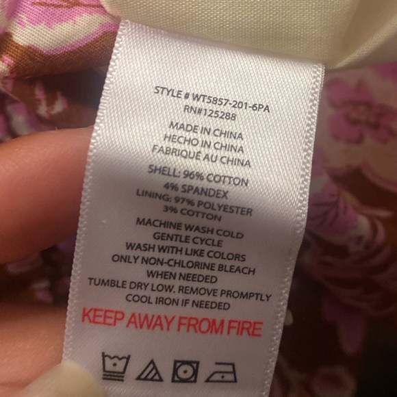 NWT Women’s Jason Wu Lilac Brown Multi Floral One Shoulder Belted Dress Size XS - Picture 6 of 6